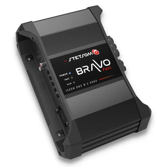 Stetsom Bravo Full 1200 2 Ohms Mono Car Amplifier