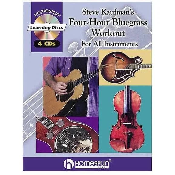 Steve Kaufman’s Four-Hour Bluegrass Workout CD Package