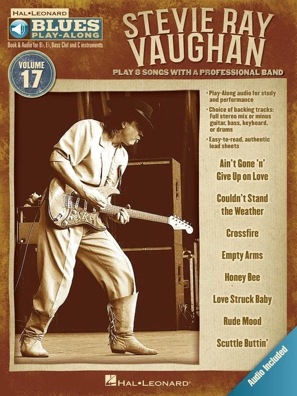 Stevie Ray Vaughan Blues Playalong V17 Book/Online Audio (Softcover Book/Online Audio)