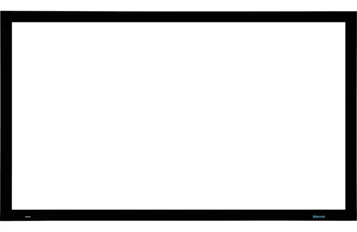 Stewart Filmscreen WallScreen Deluxe Fixed-Frame Projector Screen with StudioTek 130 G4 Fabric (120″)