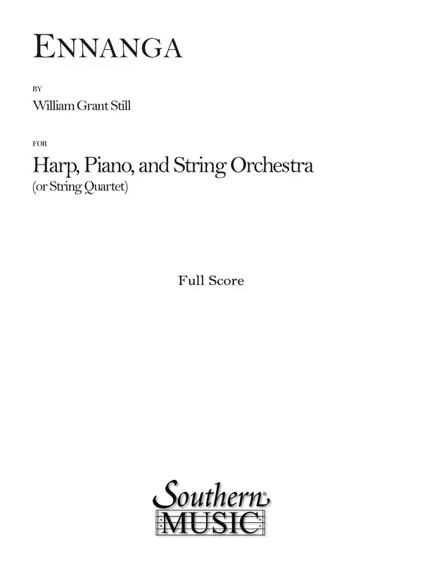 Still – Ennanga For Harp/String Orch/Piano Score