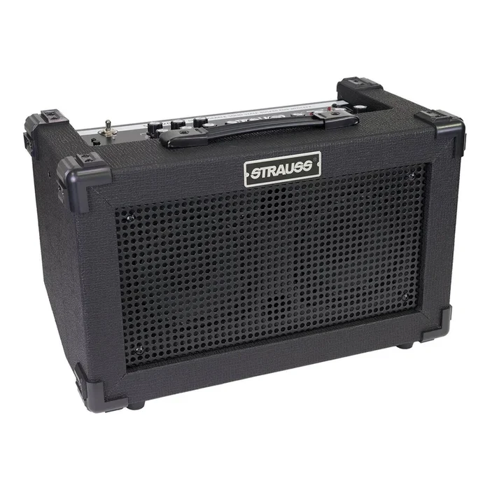 Strauss ‘Streetbox’ 20 Watt Solid State Rechargeable DC Amplifier (Black)