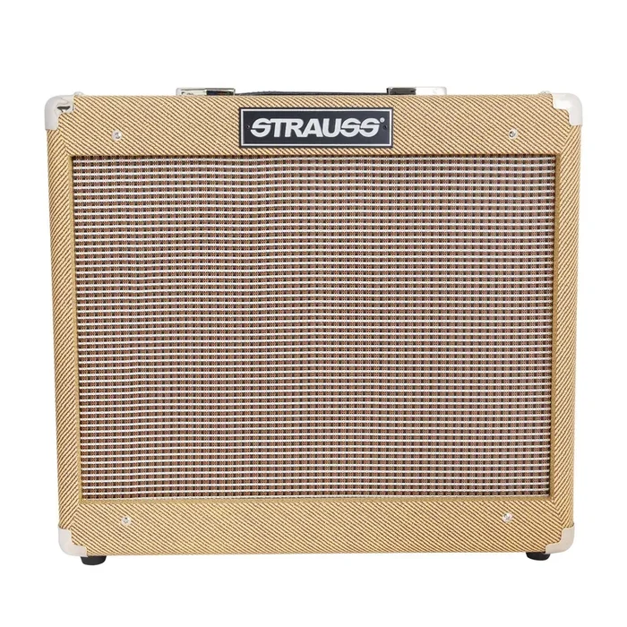 Strauss SVT-15R 15 Watt Valve Combo Amplifier with Reverb (Tweed)