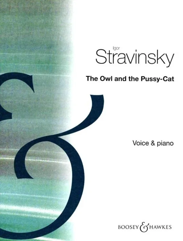 Stravinsky – Owl And Pussy Cat Voice/Piano (Softcover Book)