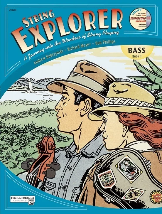 String Explorer Book 1 – Double Bass Book/ECD