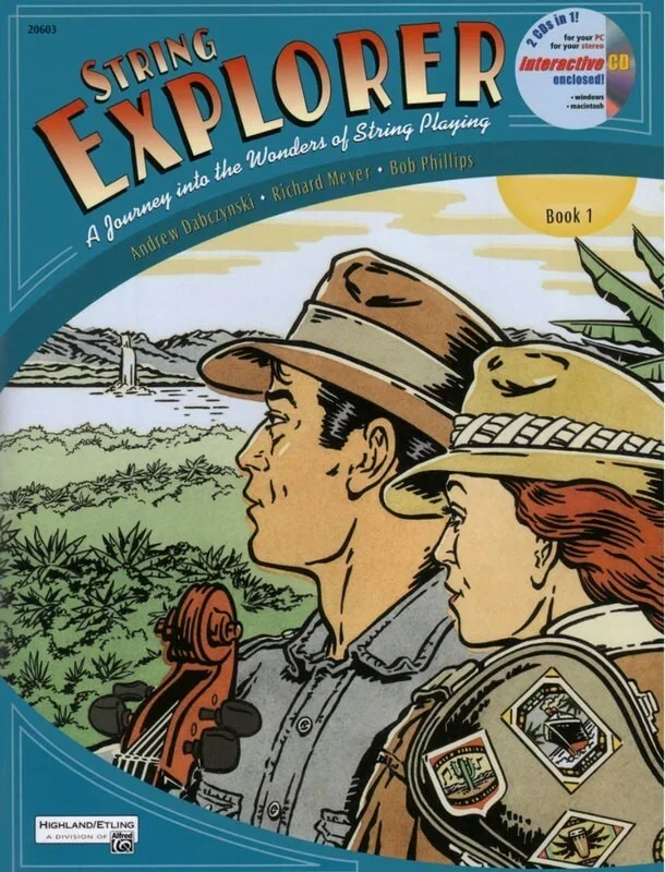 String Explorer Book 1 Violin (Softcover Book/CD)
