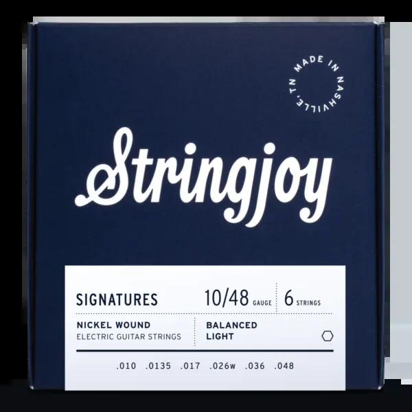 String Joy Signatures Balanced Super Light Gauge (10-48) Nickel Wound Electric Guitar Strings
