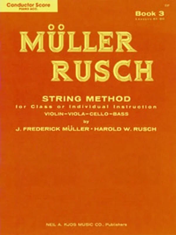 String Method Book 3 Double Bass