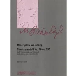 String Quartet No. 16, Op. 130 – Set of Parts