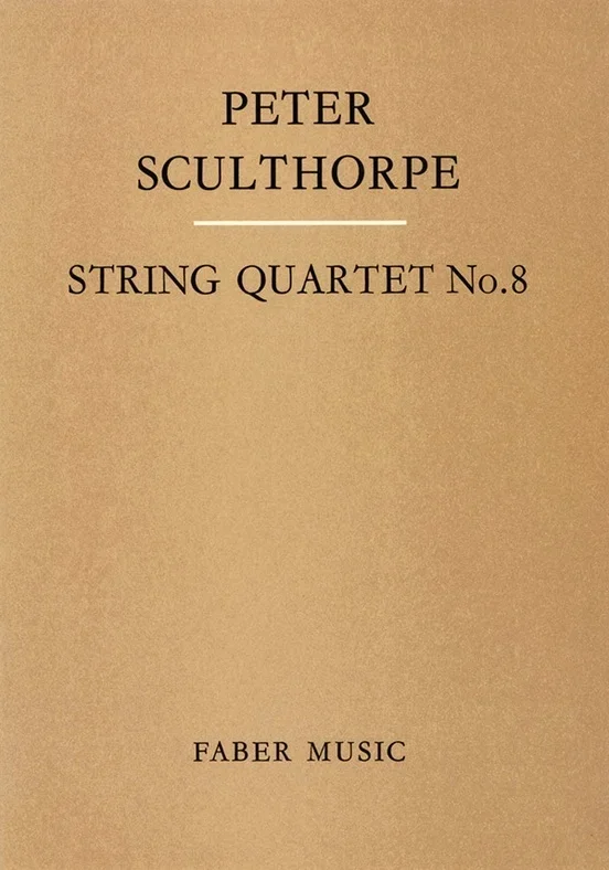 String Quartet No 8 Study Score