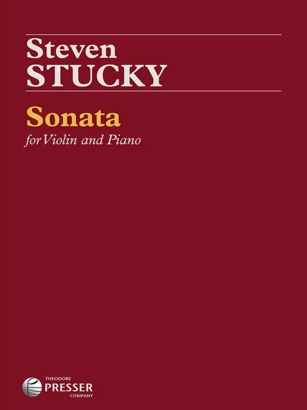 Stucky – Sonata For Violin And Piano (Softcover Book)