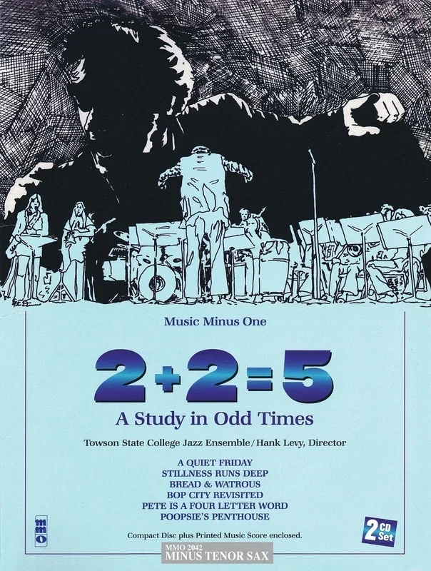 Study In Odd Times 2and2=5 Tenor Sax Book/2CD (Softcover Book/CD)