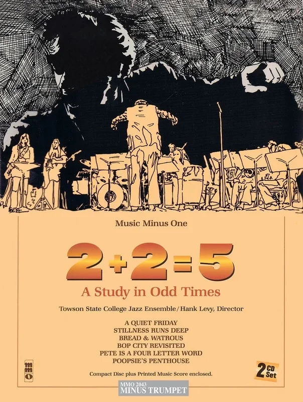 Study In Odd Times 2and2=5 Trumpet Book/2CD (Softcover Book/CD)