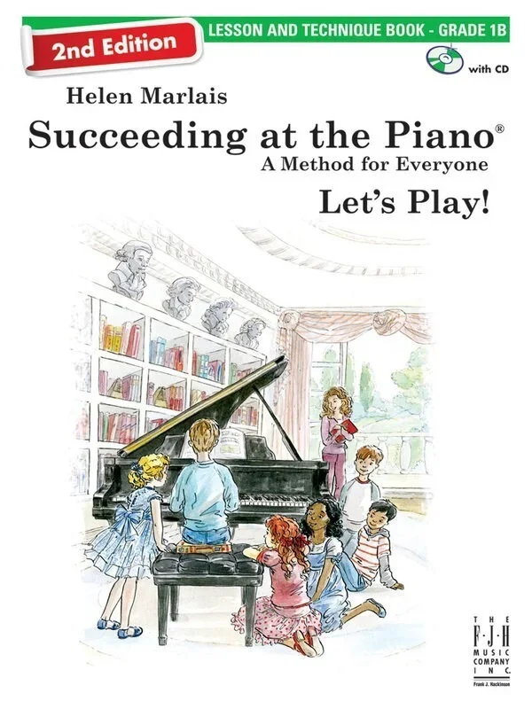Succeeding At The Piano 2nd Ed Grade 1B Lesson And Tech Softcover Book/CD
