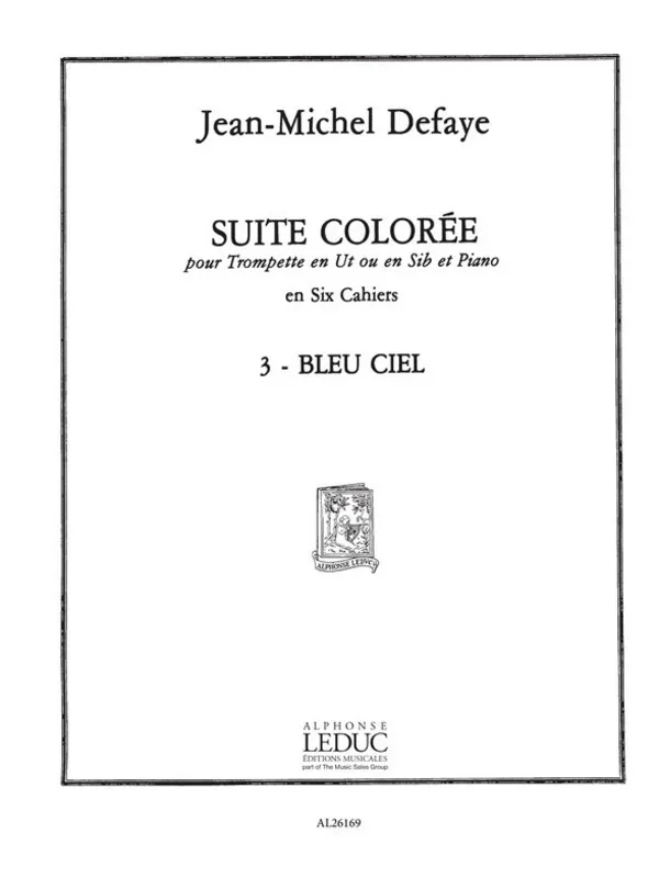 Suite Coloree No 3 Bleu Ciel Trumpet/Piano (Softcover Book)