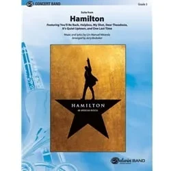 Suite from Hamilton – Concert Band
