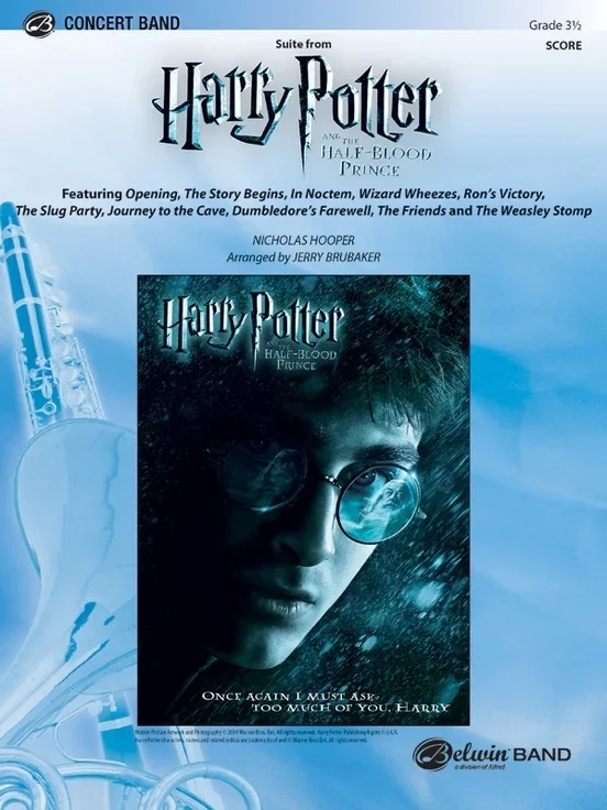 Suite Harry Potter Half-Blood Concert Band Gr 3.5 Score