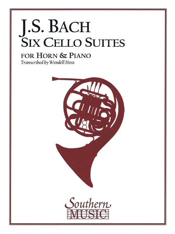 Suites Cellos Transcribed For Horn Ed Hoss Book