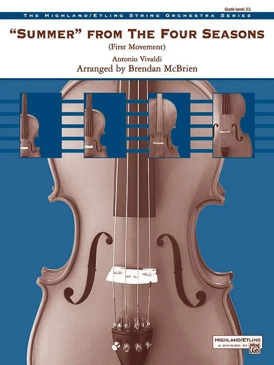 Summer From The Four Seasons String Orchestra Gr 3.5