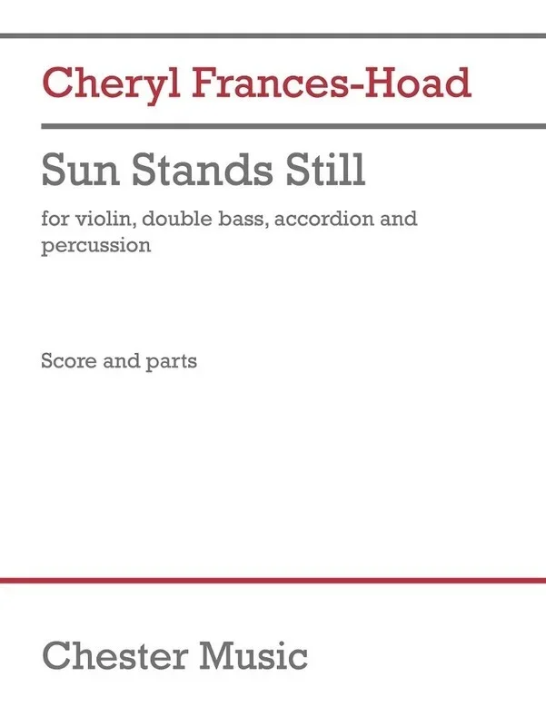 Sun Stands Still Violin/Double Bass/Accordion/Percussion Score/Parts (Accordion|Double Bass|Percussion|Violin)