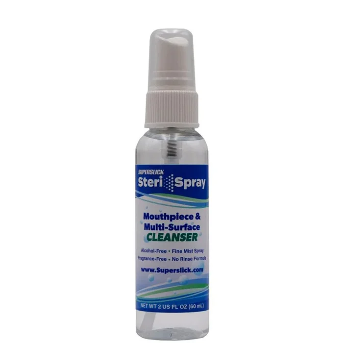 Superslick Steri-Spray Mouthpiece & Multi Surface Cleanser with Fine Mist Sprayer – 60ml