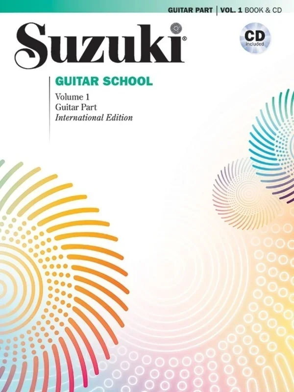 Suzuki Guitar School Vol 1 Guitar Part Book/CD