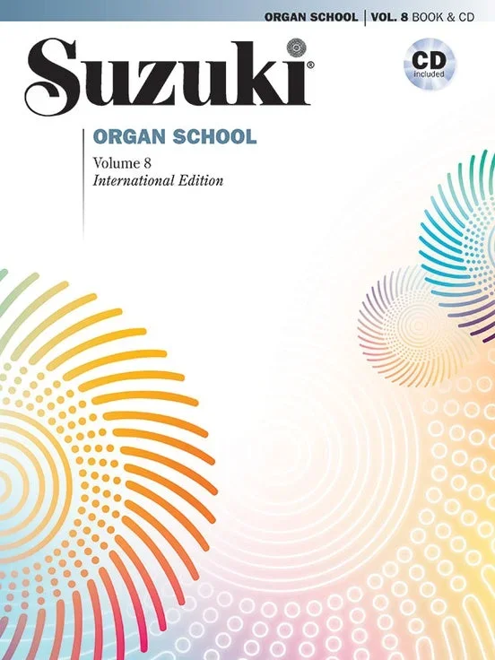 Suzuki Organ School, Volume 8, Book & CD
