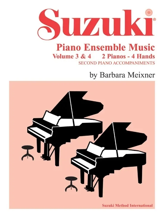 Suzuki Piano Ensemble Music Volume 3&4 For Piano D