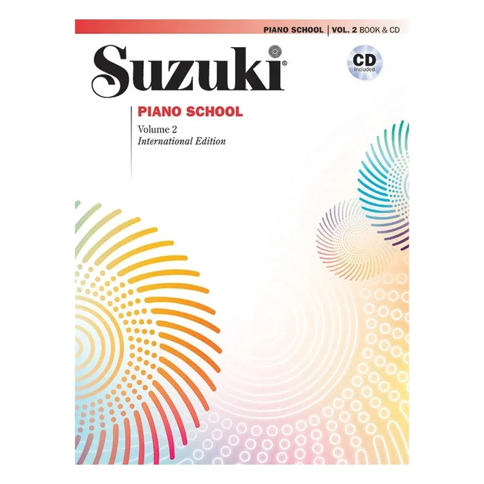 Suzuki Piano School International Edition Piano Book and CD Volume 2