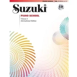 Suzuki Piano School: International Edition, Volume 3 (Book with CD)