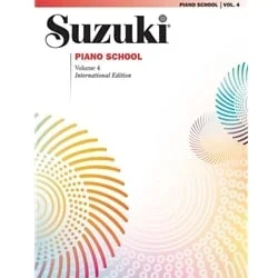 Suzuki Piano School: International Edition, Volume 4 – Book Only