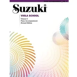 Suzuki Viola School, Volume 6 – Piano Accompaniment