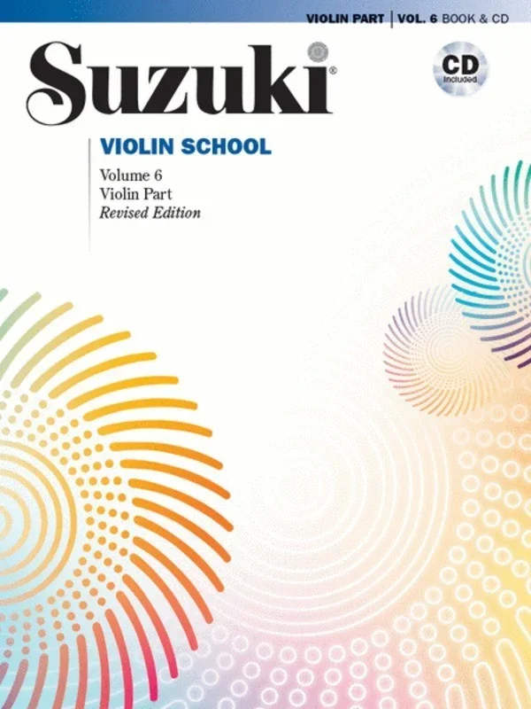 SUZUKI VIOLIN SCHOOL Book 6 Book/CD VIOLIN NEW ED