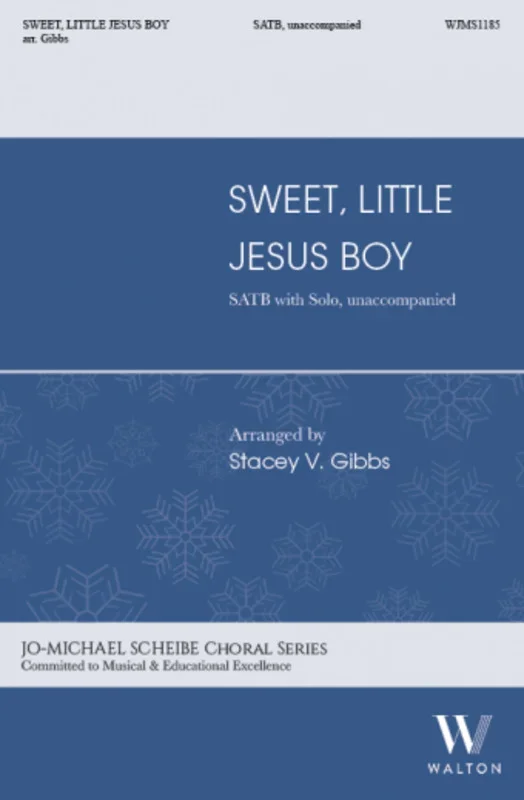 Sweet Little Jesus Boy SATB A Cappella