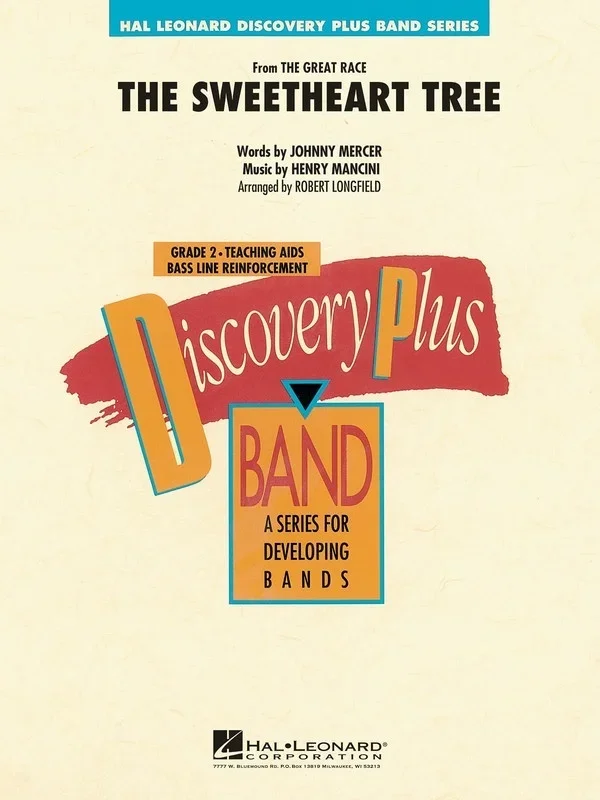 Sweetheart Tree (From The Great Race) Concert Band 2 Score/Parts
