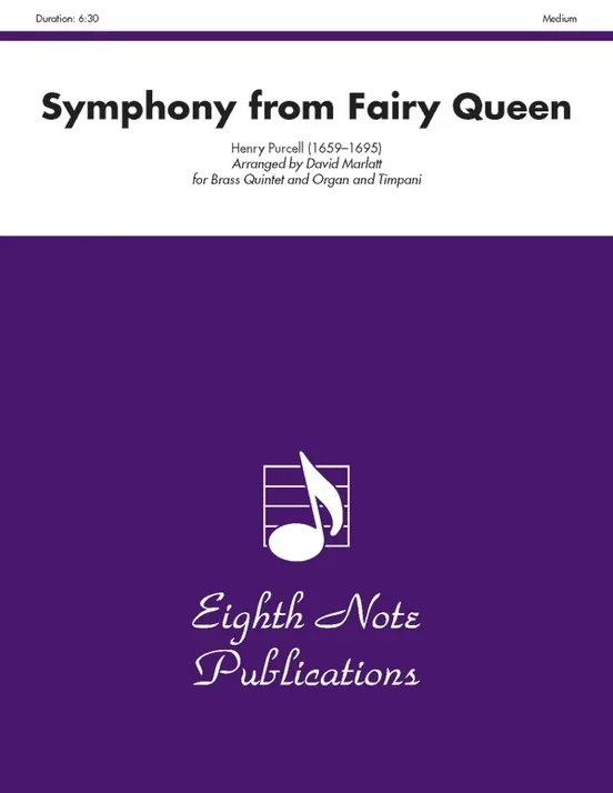 Symphony From Fairy Queen Brass Quintet And Organ