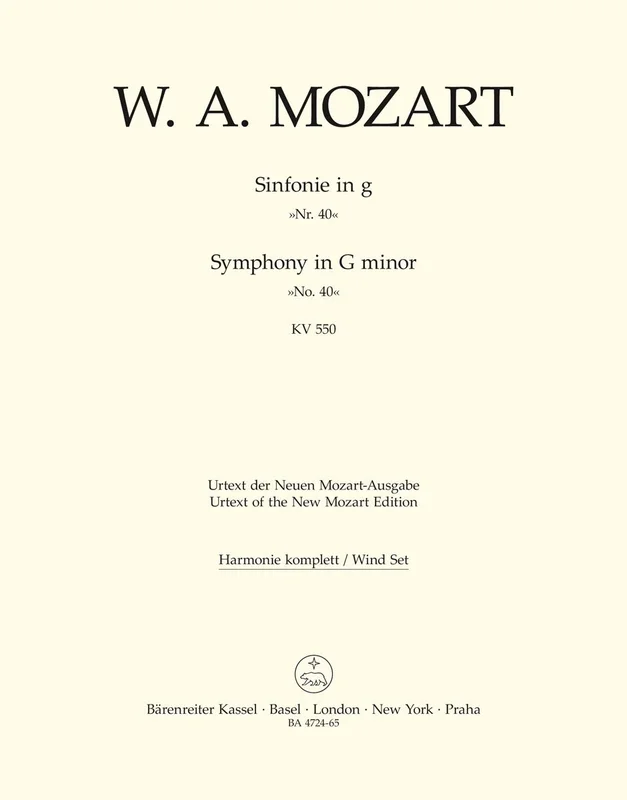 Symphony No. 40 In G Minor K. 550