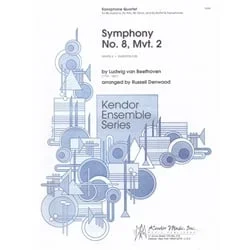 Symphony No. 8, Mvt. 2 – Saxophone Quartet