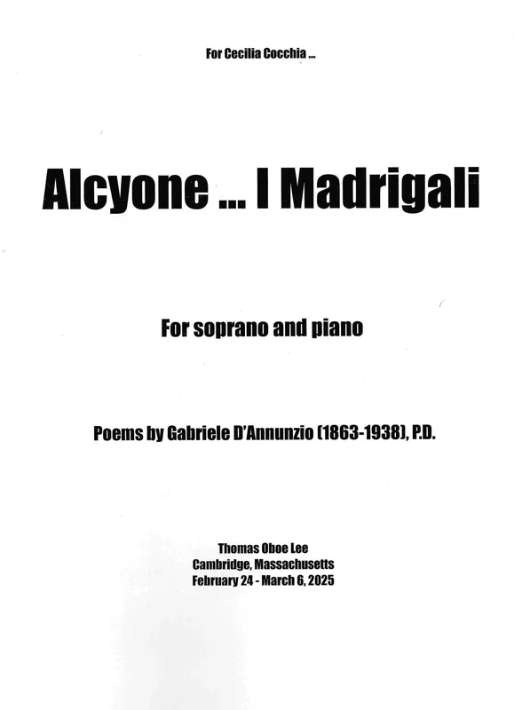T.O. Lee: Alcyone