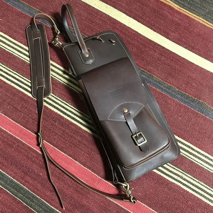 Tackle Leather Stick Case w/Patented Stick Stand Brown