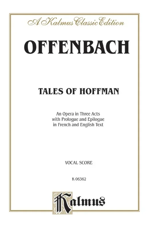 Tales Of Hoffman Vocal Sc