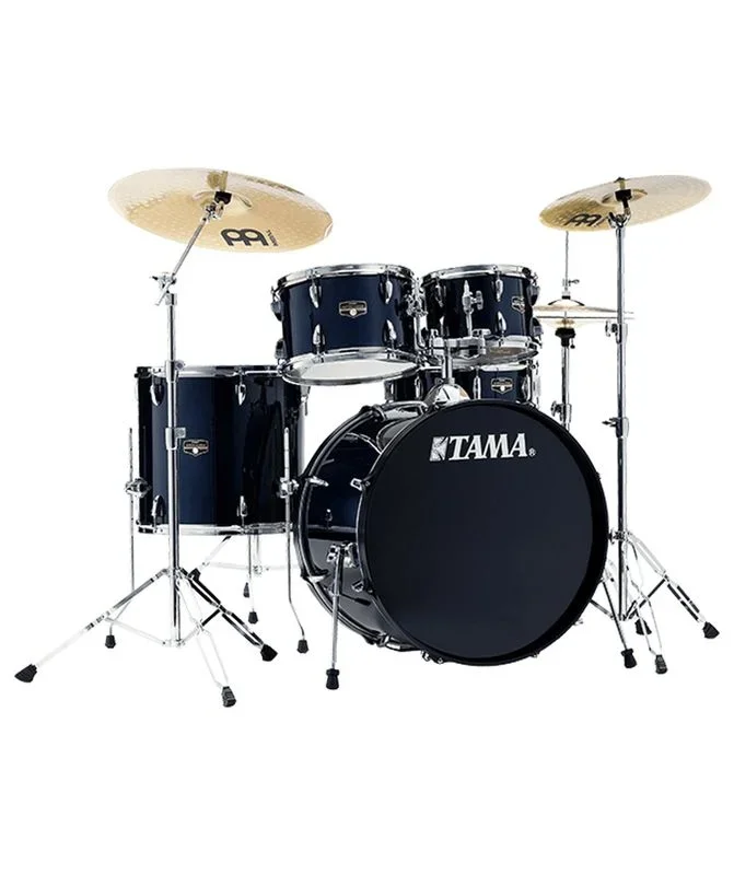 Tama Imperialstar 5-Piece Kit, Dark Blue w/cymbals and hardware
