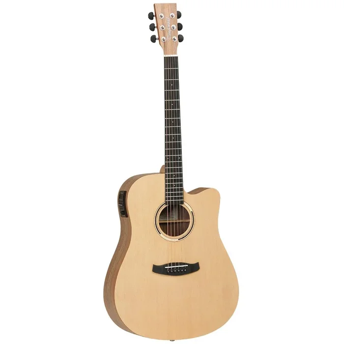 Tanglewood TDBTDCEHR Discovery Exotic Dreadnought C/E Guitar Hawaiian Rainwood