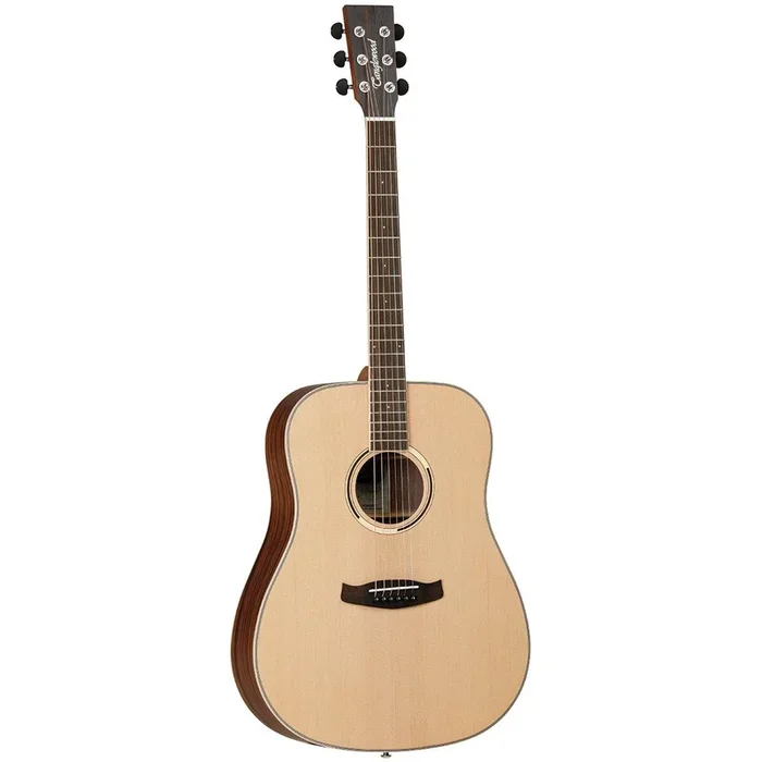 Tanglewood TDBTDEB Discovery Exotic Dreadnought Acoustic Guitar – Ebony