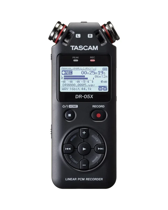 Tascam DR-05X Stereo Handheld Digital Audio Recorder & USB Audio Interface