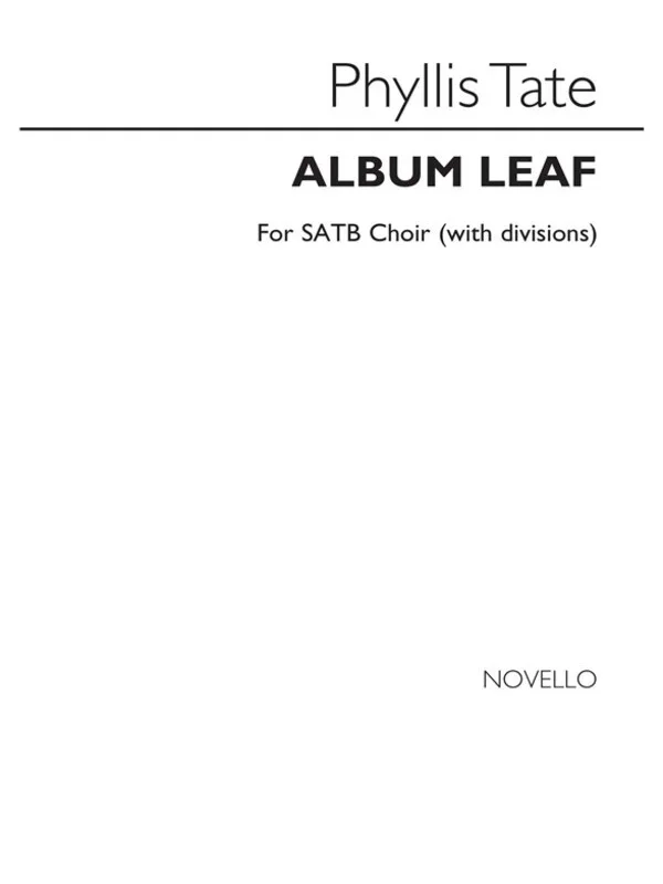 Tate Album Leaf SATB