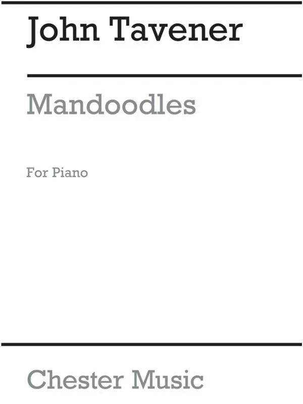 Tavener Mandoodles Piano(Arc) (Softcover Book)