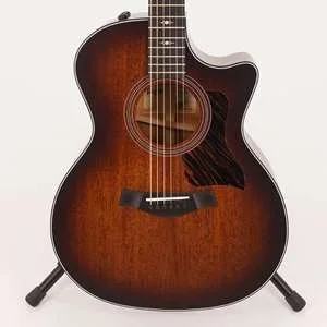 Taylor 300-Series 324ce Grand Auditorium Acoustic-Electric Guitar – Mahogany Top with Mahogany Back and Sides