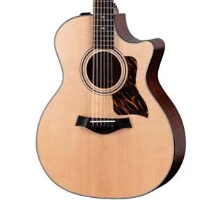 Taylor 300-Series 354ce 12-String Grand Auditorium Cutaway Acoustic-Electric Guitar – Spruce Top with Sapele Back and Sides