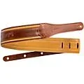 Taylor Nouveau Leather Guitar Strap Distressed Brown 2.5 in.